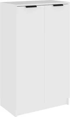 Produktbild von Schuhschrank Weiß 59x35x100,5 cm Holzwerkstoff