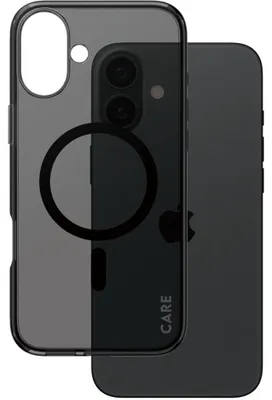Produktbild von PanzerGlass CARE Flagship Smokey iPhone 16 Plus schwarz