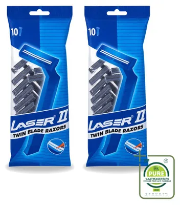 Immagine prodotto di 2 rasoi usa e getta Laser per uomo - confezione grande - 2 pezzi