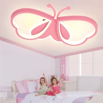 Zdjęcie produktu dla Dimmowalne LED sufitowe światło z motywem motyla dla dzieci