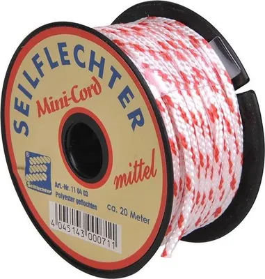 Obrázek produktu pro Minicord Polyester. 3 mm. 20m. pletené. roztříděný