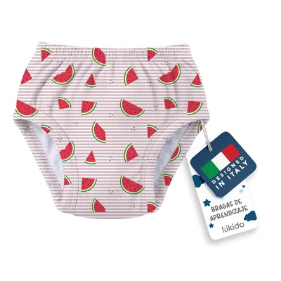 Imagen del producto de Kikido Training Pants - 1x Calzones de Entrenamiento Lavables - Bragas de Aprendizaje para Bebé - Talla L - Sandía