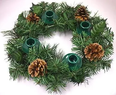 Obrázok produktu pre Tradičný adventný veniec so sviečkami na sviatky