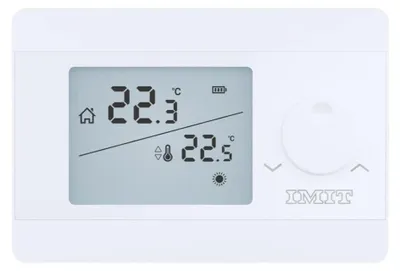 Obrázek produktu pro Digitální pokojový termostat s LCD displejem Silver TA S