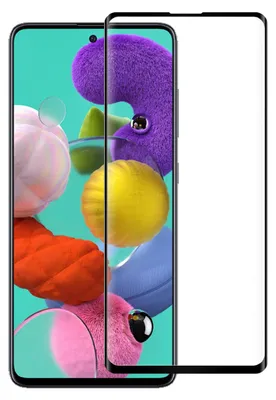 A screen protector is shown on top of a smartphone screen.