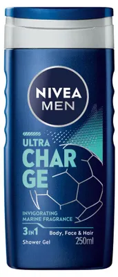 Immagine prodotto di Gel doccia per uomo Ultra Charge (Gel doccia) 250 ml