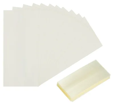 Krimpfolie 200 Stück 30x64 mm transparent perforiert PVC