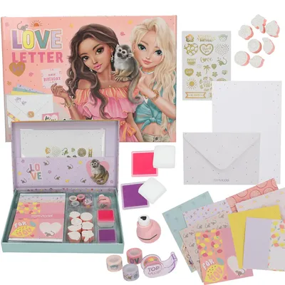 Produktbild von Depesche 13620 TOPModel Juicy - Briefpapier Set in Box, mit Model Motiv und Früchten, inkl. Briefblättern, Umschlägen und Stickern uvm.