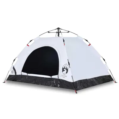 Produktbild von Campingzelt 2 Personen Weiß Verdunkelungsstoff Quick Release
