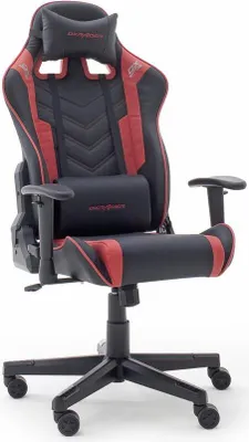 Produktbild von Gamingstuhl DX RACER rot schwarz Schreibtischstuhl