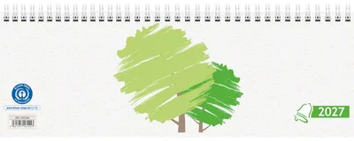 Produktbild von Querkalender 29,7x10,5cm 1 Woche/2 Seiten UWS Kalendarium 2027 Packung mit 10 Stück