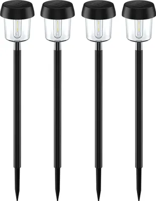 Produktbild von 4er Set Northpoint LED Solar Wegleuchte Dämmerungssensor schwarz