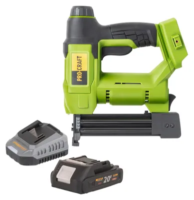 Produktbild von Procraft PEH20 Akku Tacker 20 V 15 - 32 mm + 1x Akku 2,0 Ah + Ladegerät