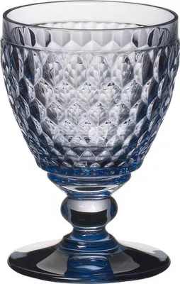 Produktbild von Villeroy & Boch Vorteilset 4 Stück Boston coloured Weissweinglas blue Kristallglas blau 1173090031
