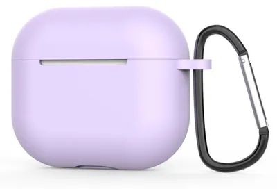 Produktbild von Techsuit Silikonhülle für AirPods 4 – ultradünn, glatt – lila