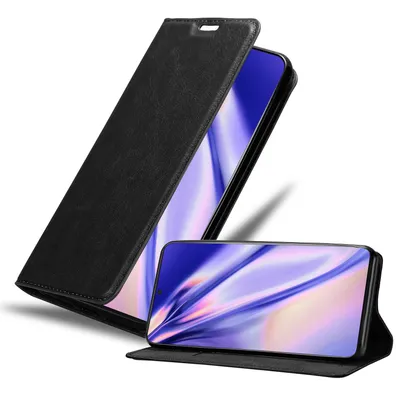 Produktbild von Cadorabo Hülle für Samsung Galaxy S21 ULTRA Schutz Hülle in Schwarz Handyhülle Etui Case Cover Magnetverschluss