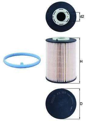 Immagine prodotto di Filtro carburante KNECHT KX 393D