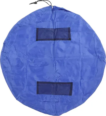 Produktbild von Spielzeugmattenspeicherbeutel Polyester wasserdicht mit Tränenfest multifunktionaler Kordelkordelzug Blau
