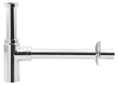 Image de Aqualine Siphons - Siphon de lavabo 1 1/4, 32 mm, rond, chromé CV1003