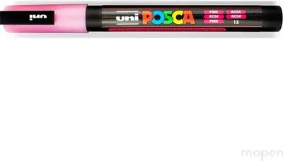 Zdjęcie produktu dla POSCA PC-3M, Różowy, Wielobarwny, Sparkling Pink, 1 kol., Drobny, Atrament na bazie wody