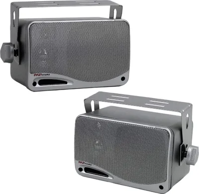 Zdjęcie produktu dla Pyle PLMR24S, 3-drożny, 2.0 kan., Przewodowa, 100 W, 70 - 21000 Hz, Srebrny