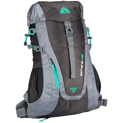 Produktbild von Abbey Rucksack Aero-Fit Sphere 35 L Anthrazit und Grün 21QC-AGG-Uni