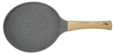 Immagine prodotto di Omgoods - Padella antiaderente in alluminio per crêpes - Ideale per preparare crêpes e frittate perfette
