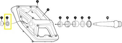 Produktbild von Crankbrothers Pedal Bearing, Kugellager, außen, Stamp V2, Level 2+3