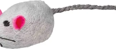 Produktbild von TRIXIE Spielmäuse weiß/grau  5cm Katze