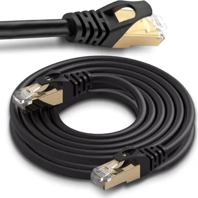 Produktbild von CAT7 CAT6A CAT6 CAT5 Netzwerkkabel 5m Netzwerk Ethernet RJ45 Patchkabel LAN DSL