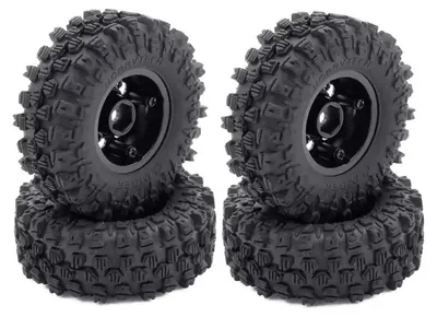 Zdjęcie produktu dla HobbyTech CRX18-015, Zestaw opon, Czarny