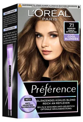 Produktbild von L'Oréal Préférence Permanente Haarfarbe Coloration Glanzpflege Set professionelle Farbe