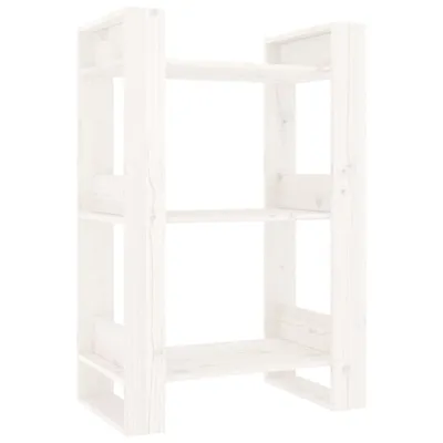 Produktbild von "WINTER SALE" Bücherregal - Standregal - Wohnzimmerschrank -/Raumteiler Weiß 60x35x91 cm Massivholz Kiefer - Lagerregal Bücherregale NEU4188633