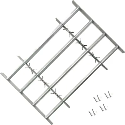 Immagine prodotto di Grate per Finestre Regolabili 4 Barre Trasversali 500-650 mm
