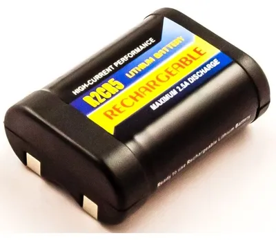 Produktbild von Akku für Nikon F50 Li-Ion 6 Volt 500 mAh schwarz.