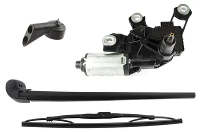 Produktbild von Audi A3 8P 2003- SET: Scheibenwischermotor + Heckscheibenwischerarm + Wischerblatt + Heckscheibenwaschdüse (3-teilig)