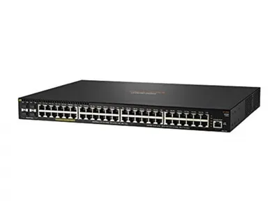 Obrázok produktu pre HPE Aruba Networking 2930F 48G PoE+ 4SFP 740W Switch, Riadený, L3, Gigabit Ethernet (10/100/1000), Podpora napájania cez Ethernet (PoE), Inštalácia do Racku, 1U