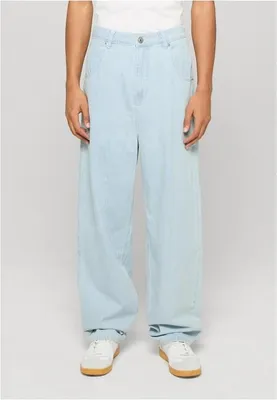 Image de Jean pour homme Urban Classics 90's à fines rayures, nouveau modèle délavé bleu clair - taille 44