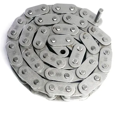 Produktbild von Kette 16B-1 Mit Gerader Lasche (21 Mm) – Länge 1 M (100 Cm) – Ozdowski + Verbindungsstück