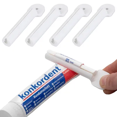 Produktbild von 4x Tubenquetscher Tubenpresse Zahnpastatuben- Ausdrücker Squeezer Tubenausdrücker