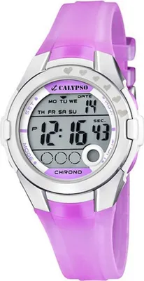Image de Calypso montre pour enfants Junior K5571/3 montre-bracelet en plastique PUR violet clair UK5571/3