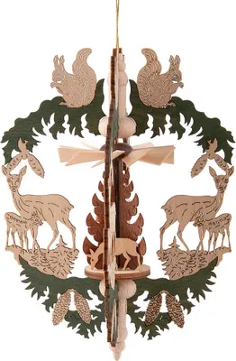 Produktbild von Christbaumschmuck Reh mit Kitz (15,5cm) von Kreißl