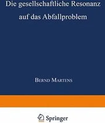 Obrázok produktu pre Die gesellschaftliche Resonanz auf das Abfallproblem