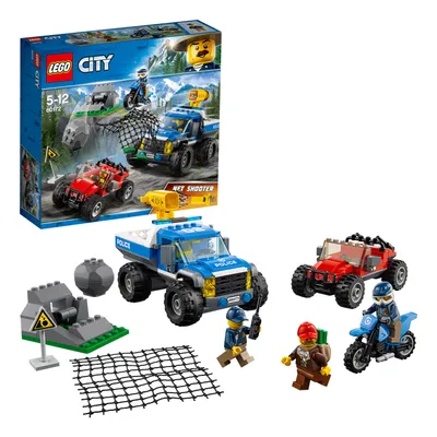 Zdjęcie produktu dla LEGO City Police Dirt Road Pursuit CarToys, Zestaw do budowania, 5 lat(a), 297 szt., 573 g