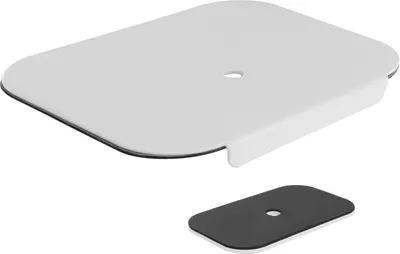 Produktbild von Spacetronik - Stabilisierungsplatte - Schutz Platte für Monitorhalterung-Basis - Zusätzliche Schutzplatte für Monitorständer auf Schreibtisch - Schreibtischschutz - Verstärkungsplatte