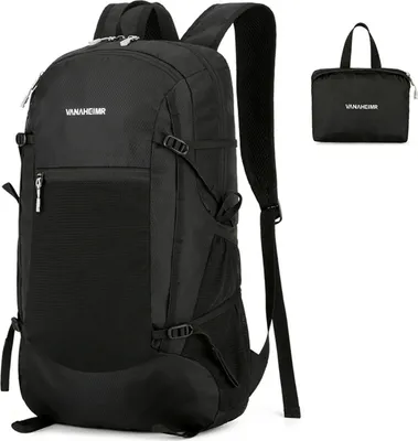 Produktbild von Leichter, faltbarer Rucksack, wasserabweisender, verstaubarer Reiserucksack, Tagesrucksack fuer Maenner und Frauen, Radfahren, Camping, Wandern