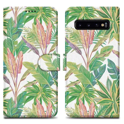 Produktbild von Cadorabo Schutzhülle für Samsung Galaxy S10 PLUS Hülle Design Grüner Regenwald No.8 Handyhülle Schutzhülle Etui