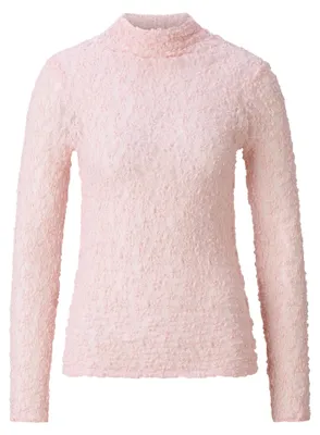 Produktbild von Rich & Royal Jersey Lace Turtleneck Longsleeve powder rosé L