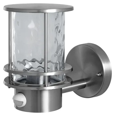 Obrázek produktu pro Venkovní svítidlo OSRAM ENDURA Classic s pohybovým čidlem, krytí IP44, nerezová ocel v ocelově šedé barvě, patice E27, žárovka není součástí balení