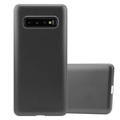 Immagine prodotto di Cadorabo custodia protettiva per Samsung Galaxy S10 PLUS in grigio custodia del telefono cellulare custodia in silicone TPU custodia cover case